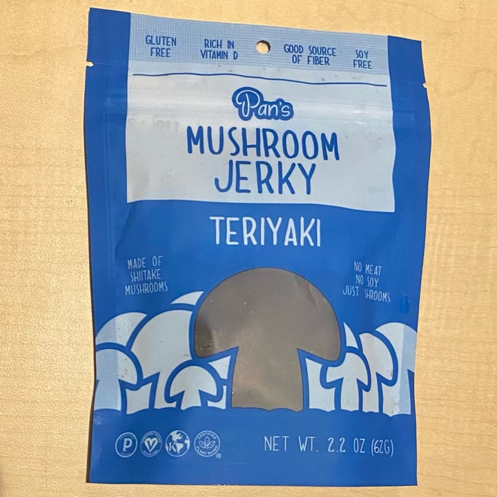 photo of Pan's Mushroom Jerky Mushroom Jerky Teriyaki shared by @awnuh on  15 Mar 2024 - review