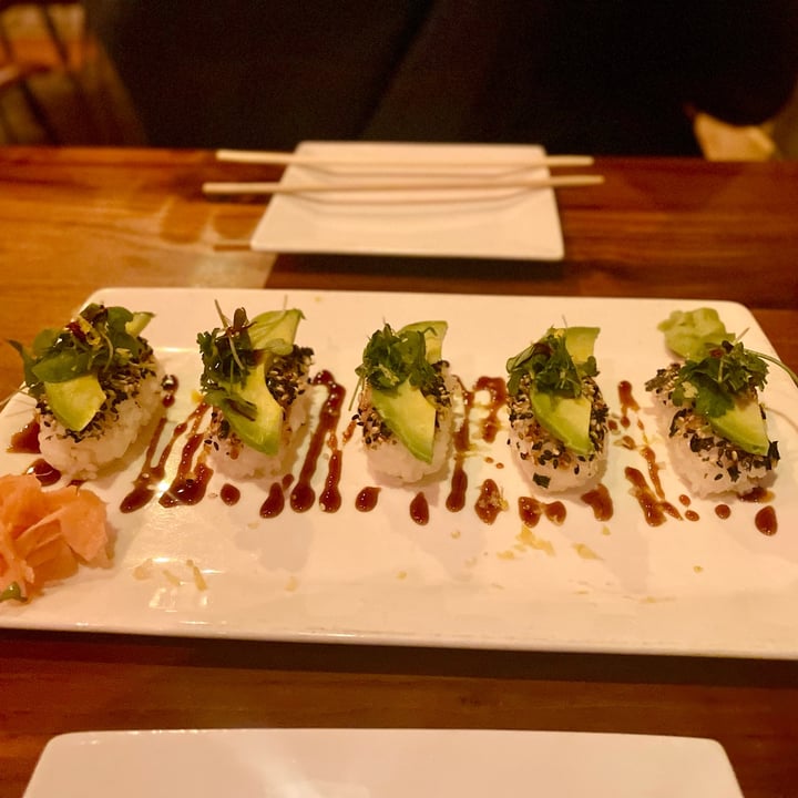 photo of Wood Ear Avocado Nigiri shared by @thelondonvegan on  12 Sep 2023 - review