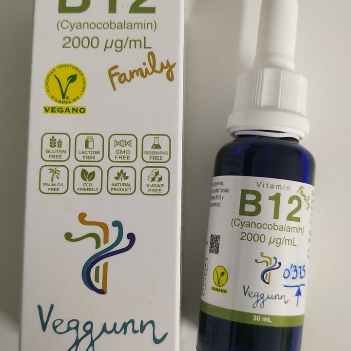 photo of Veggunn vitamina B12 family shared by @tomatoandpotatovegan on  27 Aug 2023 - review