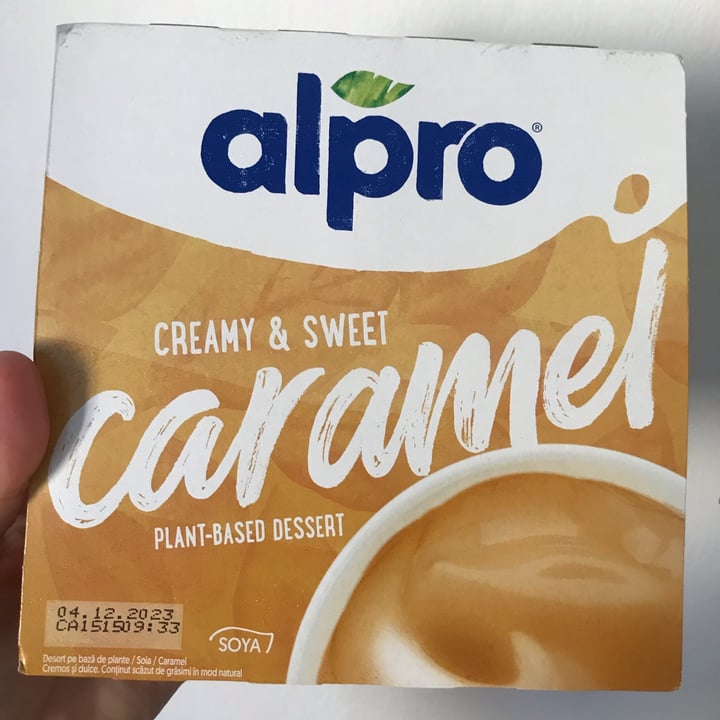 photo of Alpro Creamy & Sweet Caramel Plant-Based Dessert shared by @federicali on  16 Nov 2023 - review