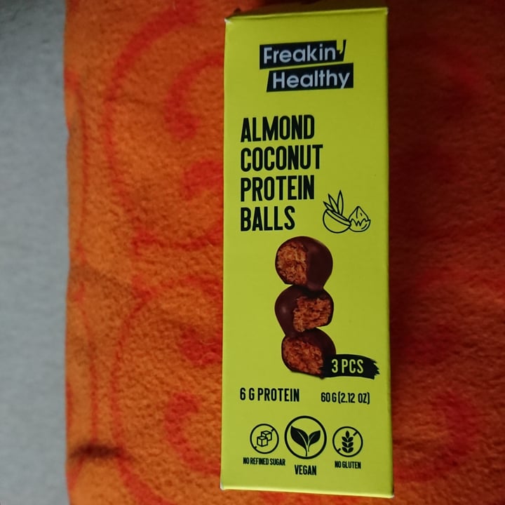 photo of Freakin' Healthy Almond Coconut Protein Balls shared by @4allthehorses on  23 Mar 2024 - review