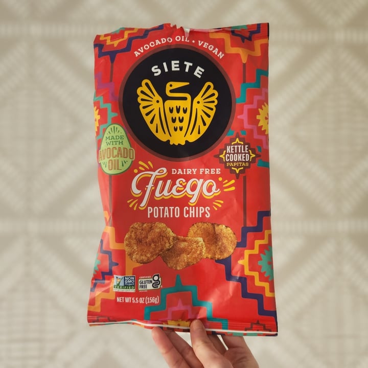 photo of Siete Family Foods Fuego Potato Chips shared by @rosieb33 on  14 Feb 2024 - review