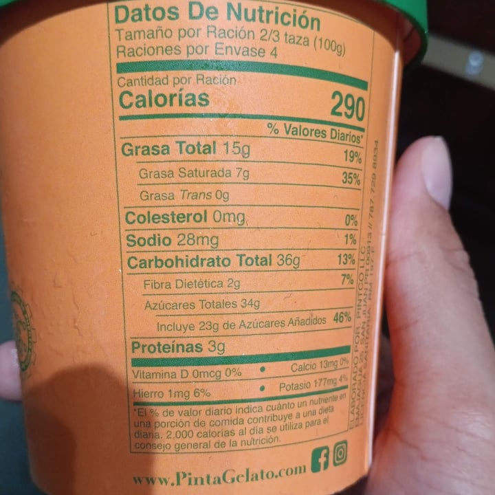 photo of Pinta Gelato Mango shared by @lliguerpr96 on  27 Jun 2025 - review