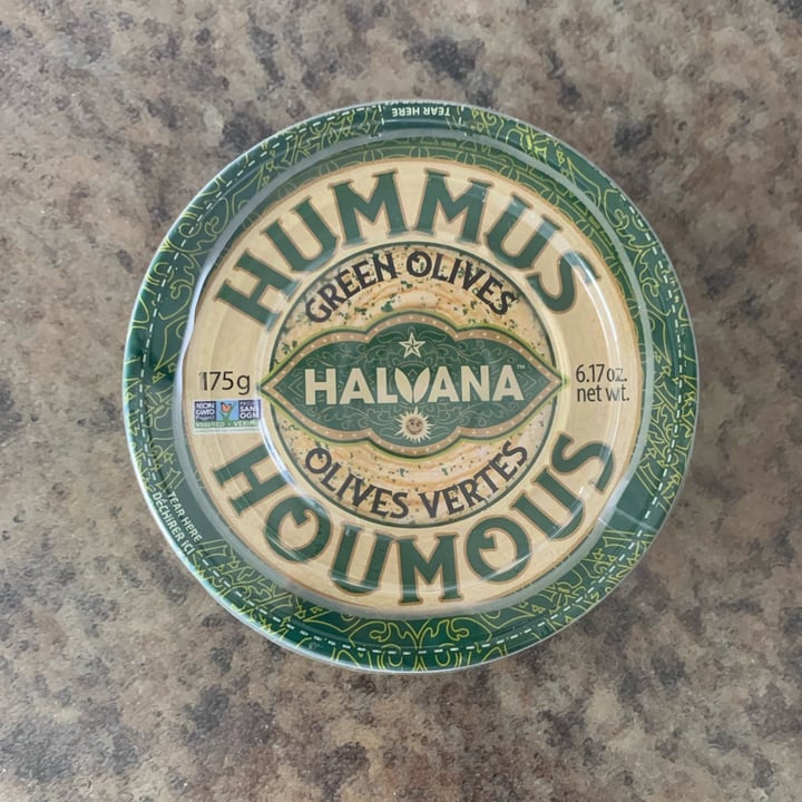 photo of Halvana Green Olives Hummus shared by @louisg on  28 Sep 2023 - review