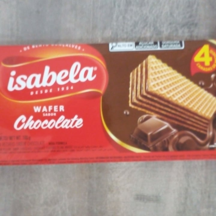 photo of Isabela Wafer Chocolate shared by @andrezars on  24 Mar 2024 - review
