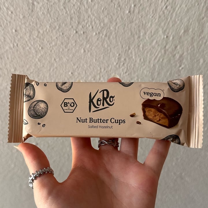 photo of Koro Nut Butter Cups Salted Hazelnut shared by @soniamartini on  28 Sep 2025 - review