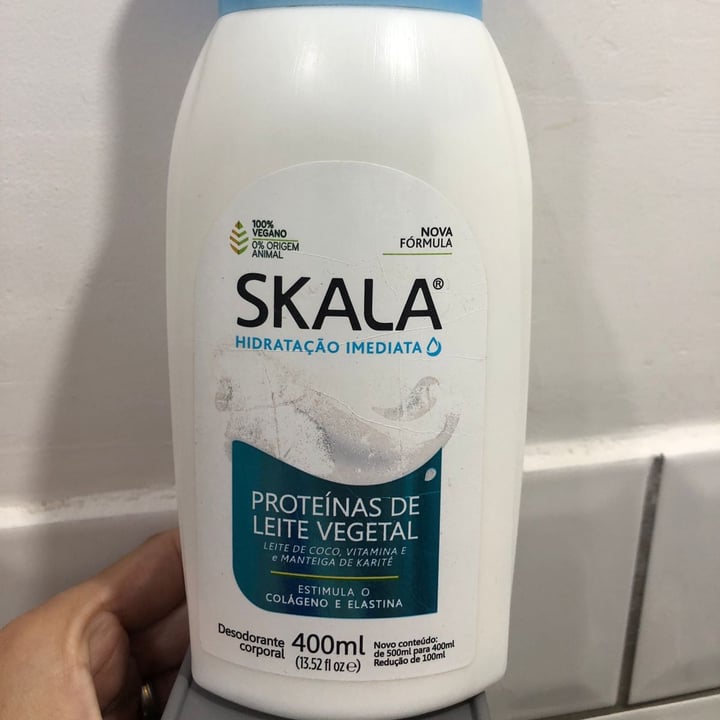 photo of Skala creme hidratação imediata proteína do leite vegetal shared by @karlamarques on  06 Jan 2024 - review
