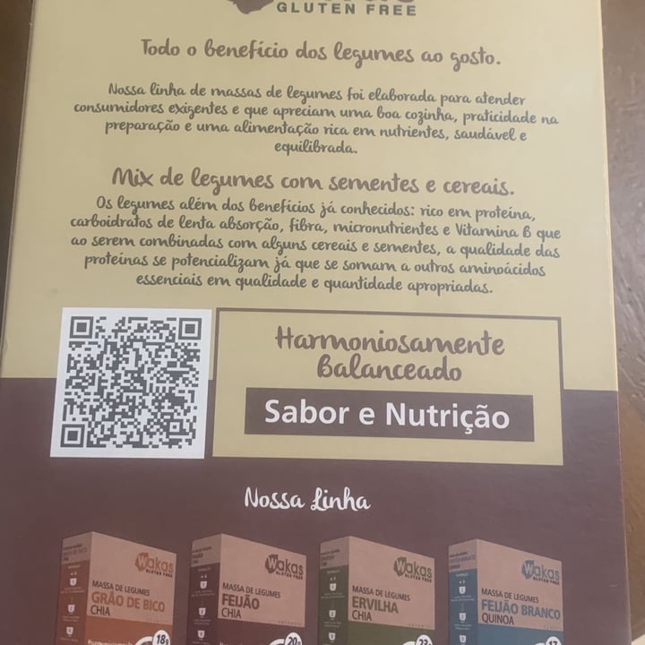 photo of Wakas Massa De Legumes Feijão E Chia shared by @marisagarcia on  24 Aug 2023 - review