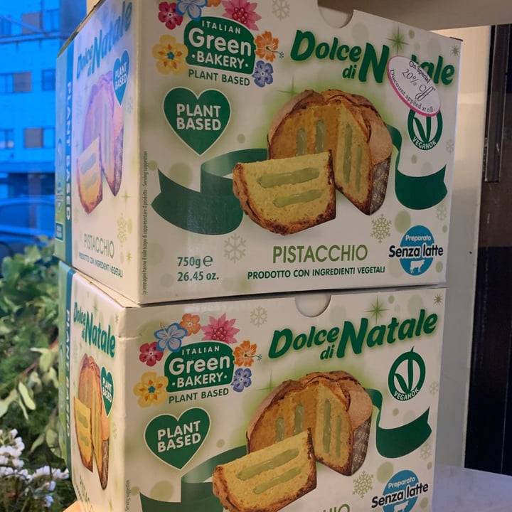 photo of italian green bakery Dolce di Natale Pistacchio shared by @vegoutvictoria on  30 Jan 2024 - review