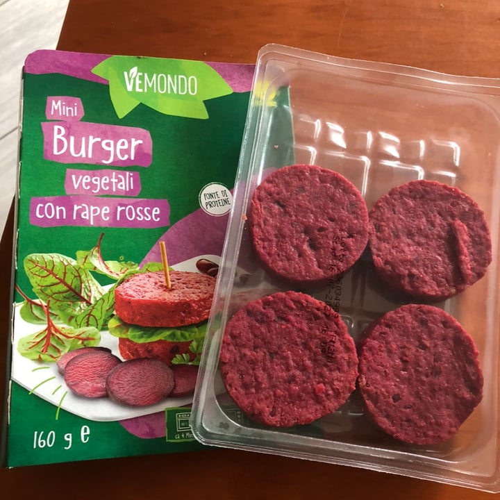 photo of Vemondo Mini Burger Rapa Rossa shared by @eterella on  12 Sep 2023 - review