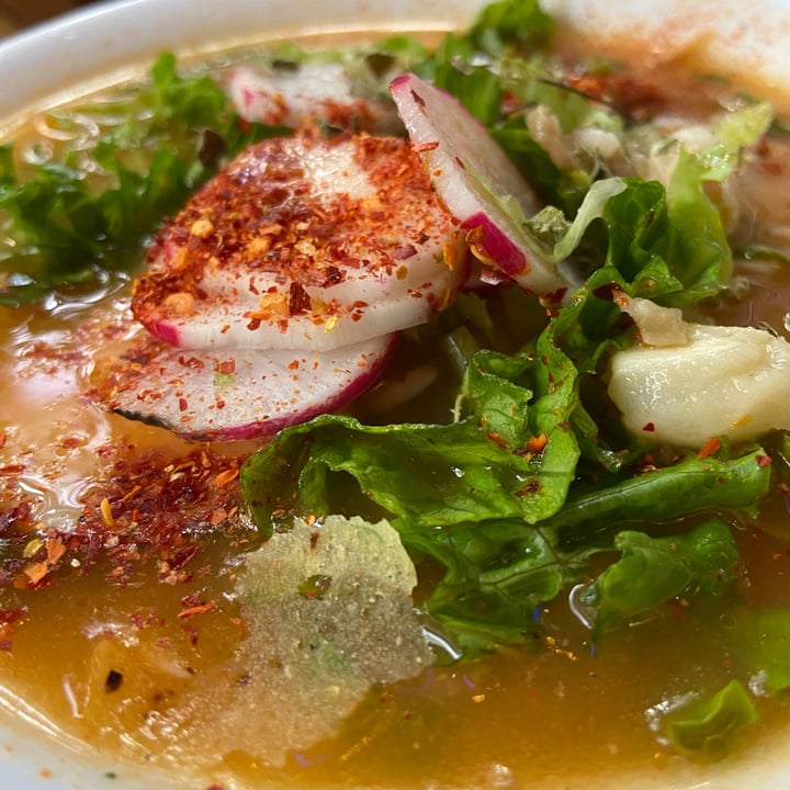 photo of Soe Vegano Pozole De Setas shared by @luisafsanchezc on  22 Dec 2023 - review
