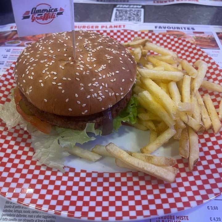 photo of America Graffiti veg burger shared by @aldoveg on  03 Nov 2023 - review