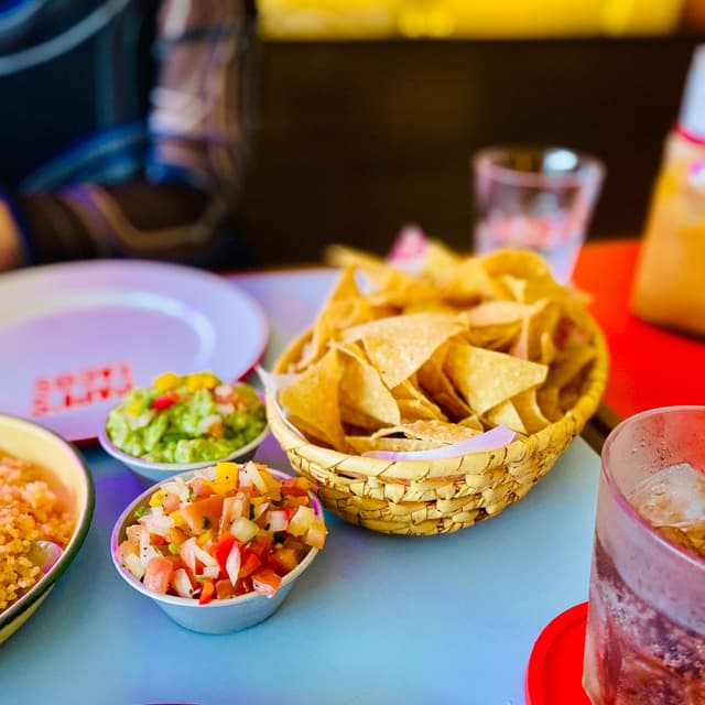 Photo of the dish “The Holy Trinity - Guacamole, Pico de Gallo, & Tortilla Chips”