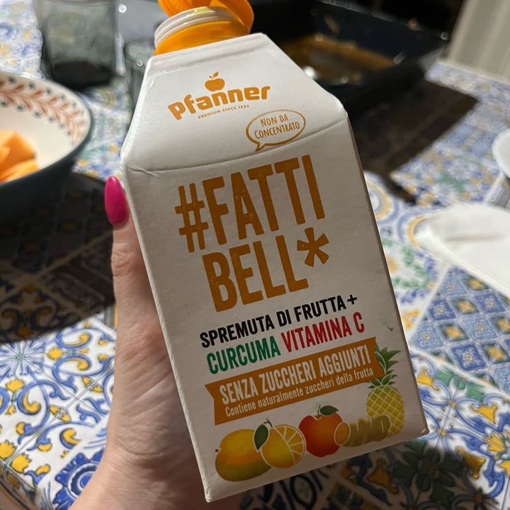 photo of Pfanner #FattiBell* Spremuta di Frutta + Curcuma Vitamina C shared by @silviaaaa on  07 Aug 2024 - review
