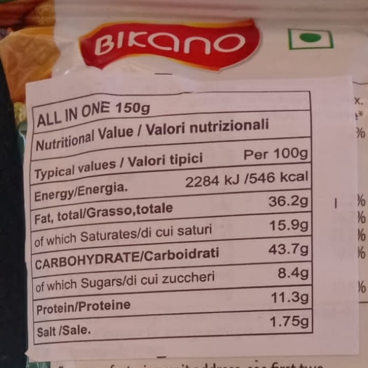 photo of Bikano all in one shared by @elaisa-veg on  02 Sep 2023 - review