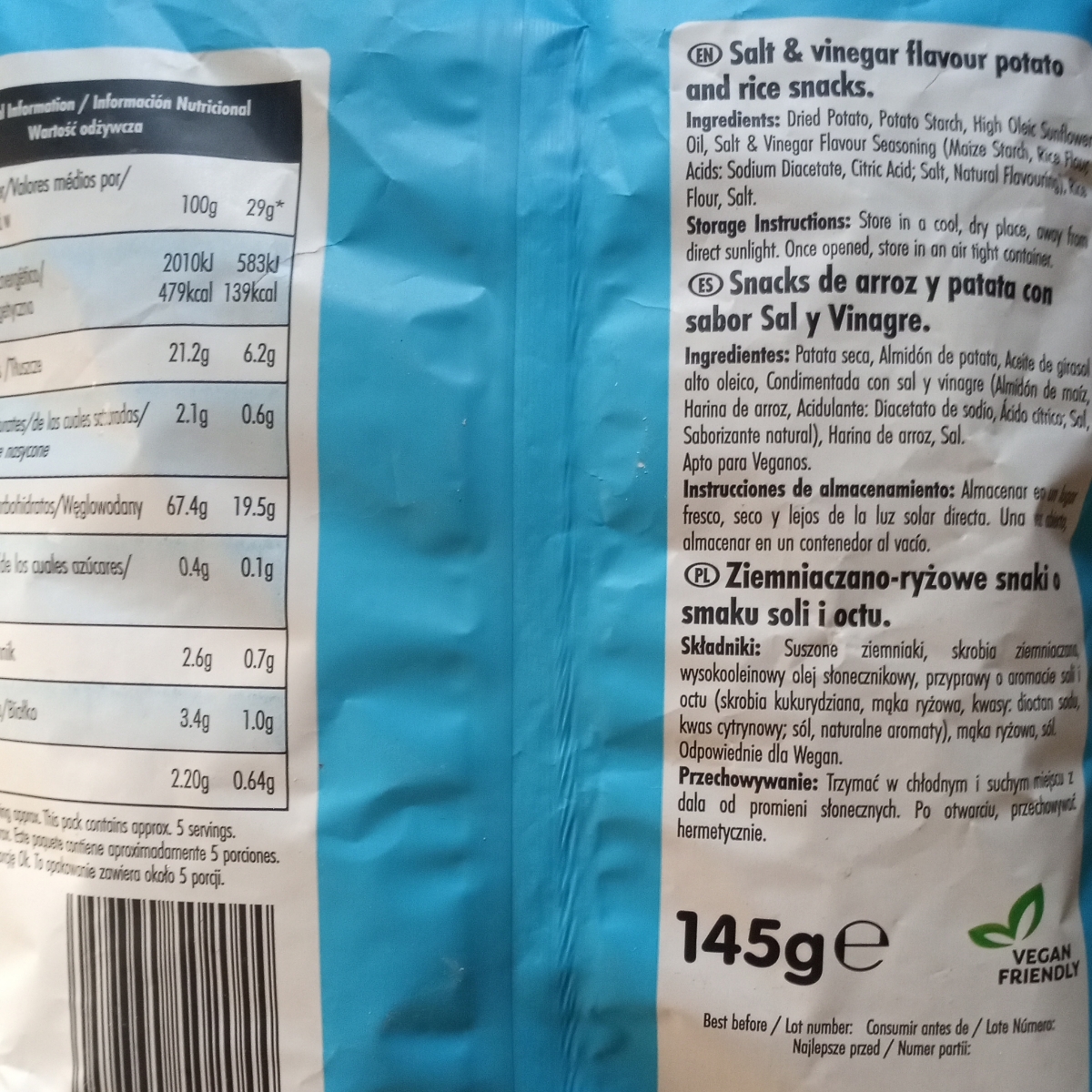 Twists Salt & Vinegar Snacks Reviews abillion