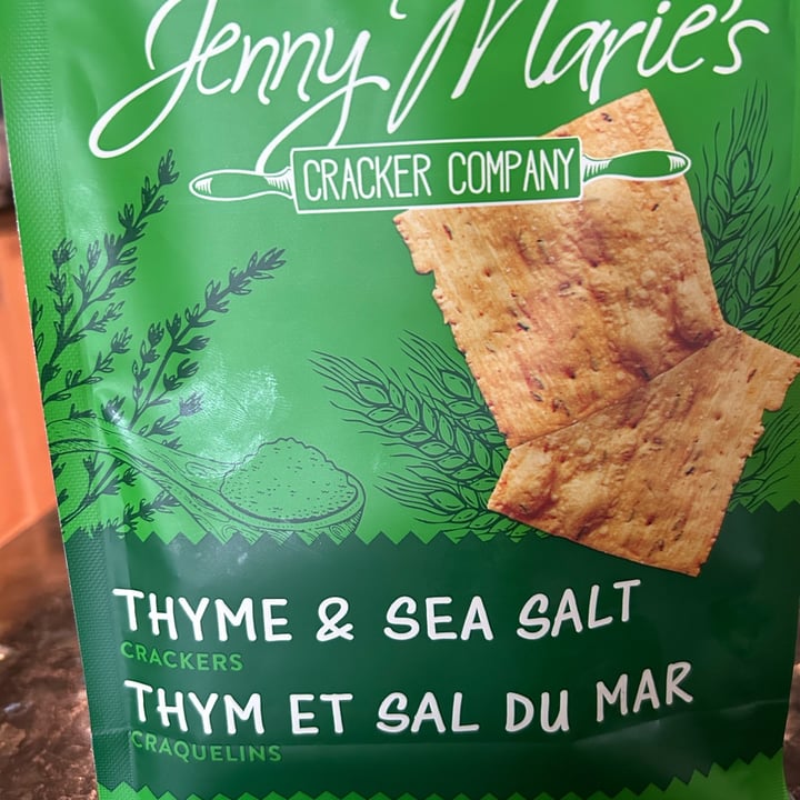 photo of Jenny Marie’s Cracker Company Thyme & Sea Salt shared by @premkanti on  10 Dec 2023 - review