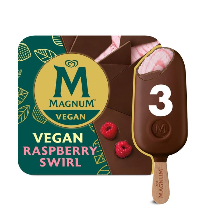 photo of Magnum Vegan Raspberry Swirl shared by @veganarian-yogi on  09 Nov 2023 - review