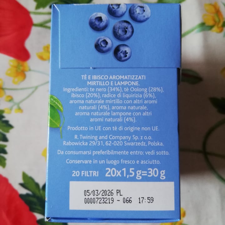 photo of Twinings Super Good Tè E Ibisco Aromatizzati - Mirtillo E Lampone shared by @callmeancy on  10 Jul 2025 - review