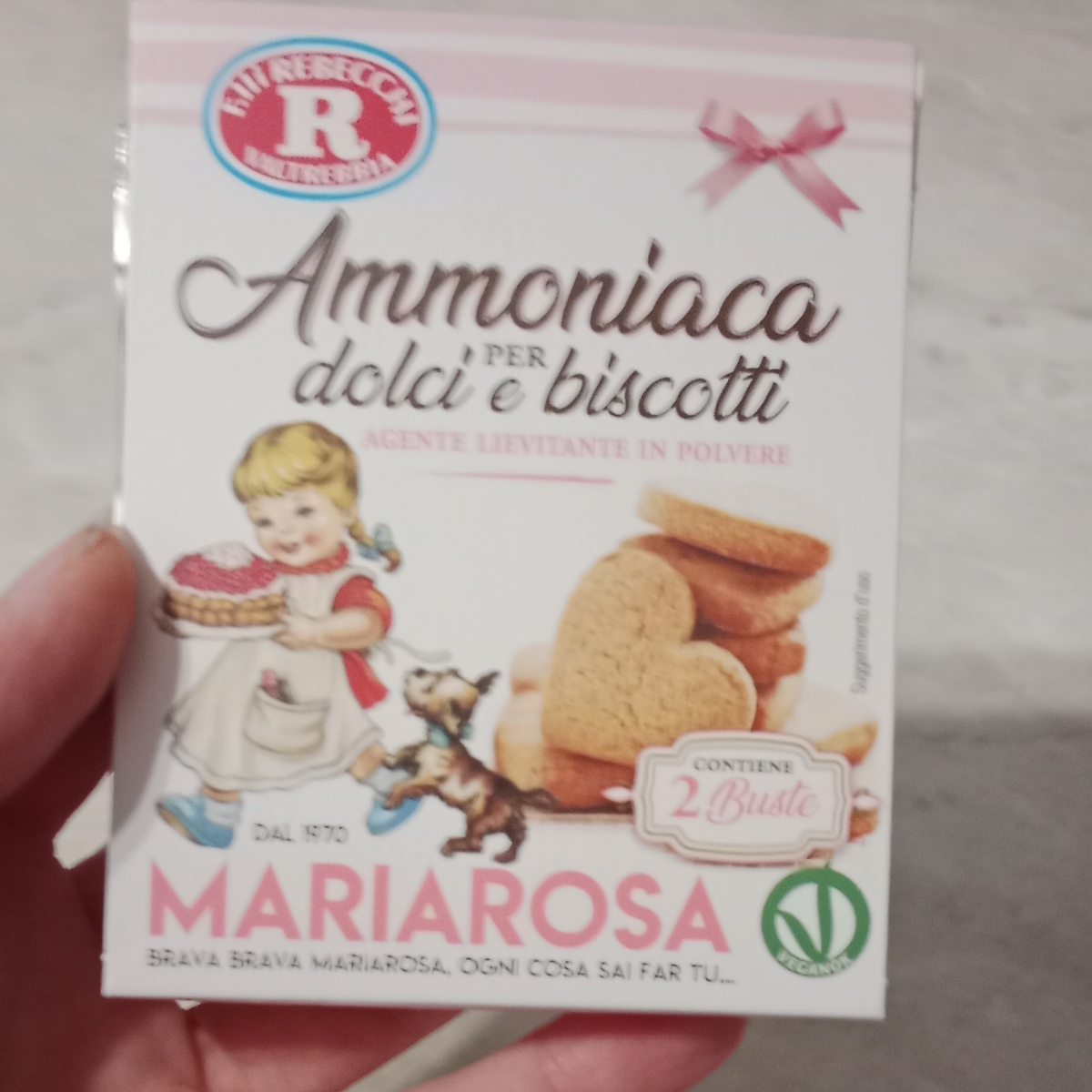 Ammoniaca per dolci e biscotti from Rebecchi Valtrebbia - Vegan Product ...