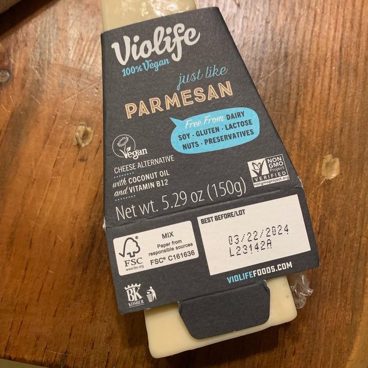 photo of Violife just like parmesan shared by @roserose on  13 Apr 2024 - review