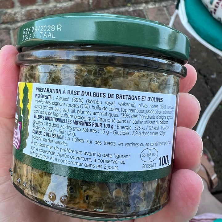 photo of la belle-iloise Tartare aux algues de Bretagne shared by @citronimus on  10 Aug 2025 - review