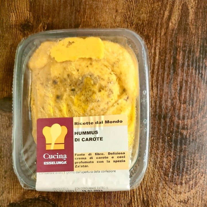 photo of Cucina Esselunga hummus di carote shared by @irene80 on  09 Oct 2025 - review