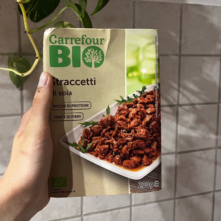 photo of Carrefour Bio straccetti di soia shared by @giuliettaveg on  23 Aug 2023 - review