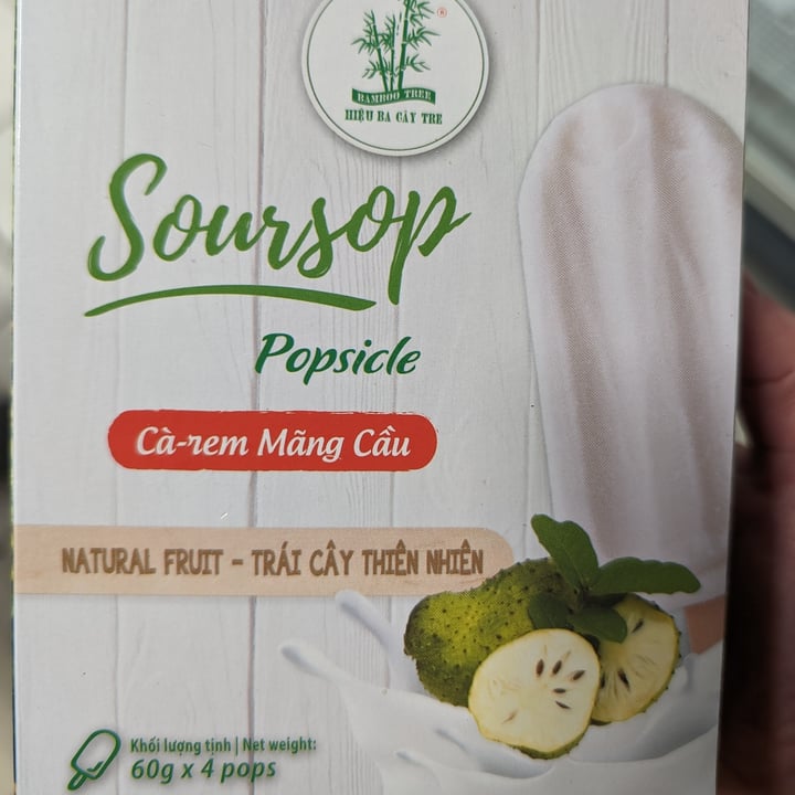 photo of Bamboo Tree Soursop popsicle shared by @vganbeast on  17 May 2024 - review