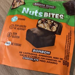 Bombons com castanhas e amendoins - Banana Brasil