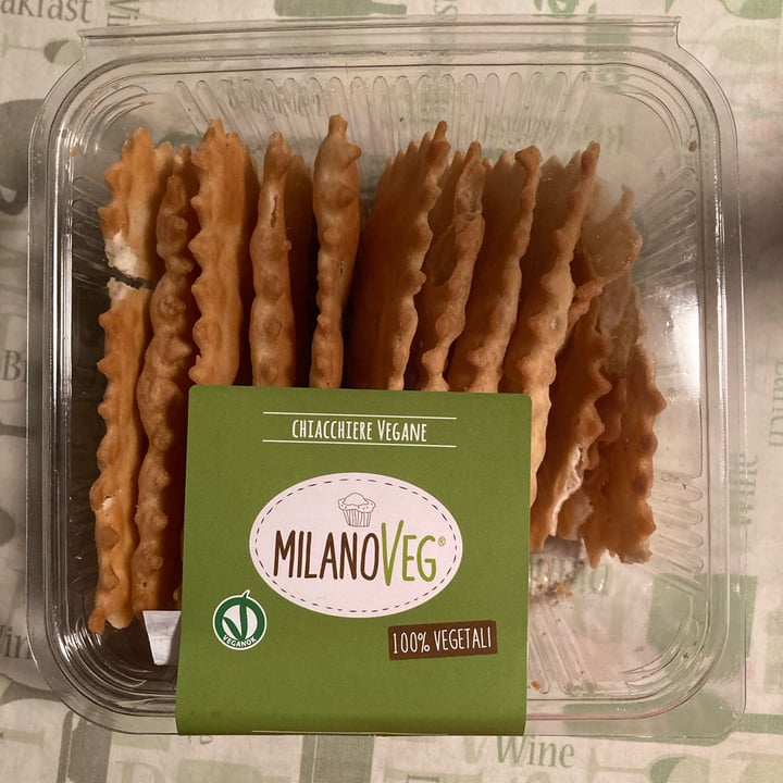photo of MilanoVeg Chiacchiere shared by @giuliaz on  10 Mar 2025 - review
