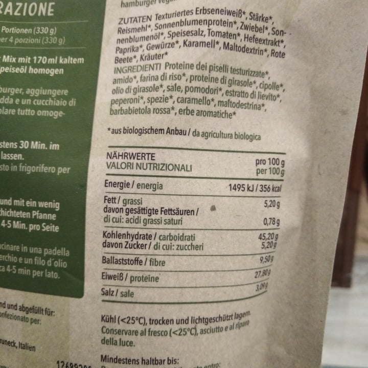 photo of Green time Bio Burger shared by @francescovegan on  26 Jul 2024 - review