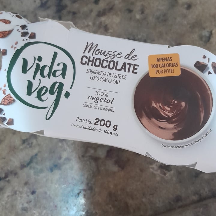 photo of Vida Veg Mousse de cacau e leite de coco shared by @arianev3g on  05 Oct 2024 - review