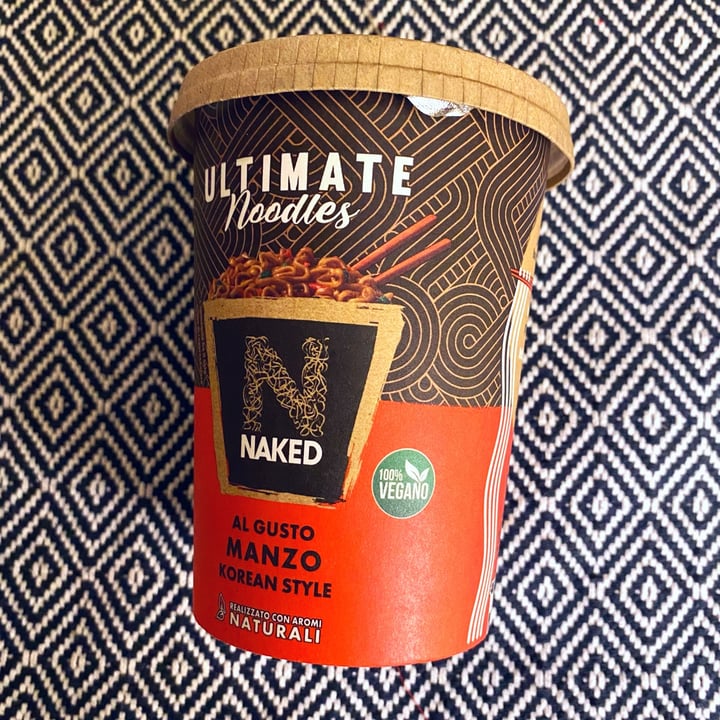 photo of NAKED ultimate noodles al gusto manzo korean style shared by @hail-seitan on  23 Feb 2024 - review