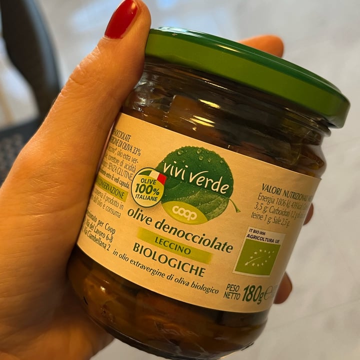 photo of Vivi Verde Coop Olive Denocciolate Biologiche Leccino shared by @tipsyballoons on  08 May 2024 - review