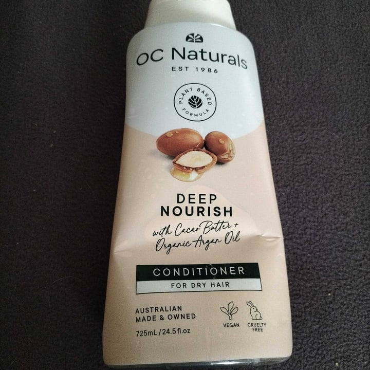 photo of OC naturals Conditioner for dry hair - with cacao butter & argan oil shared by @helenevegan on  15 Jul 2025 - review
