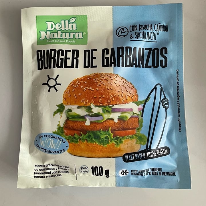 photo of Della natura Hamburguesas de Garbanzos shared by @andreapajuelom on  13 Aug 2024 - review
