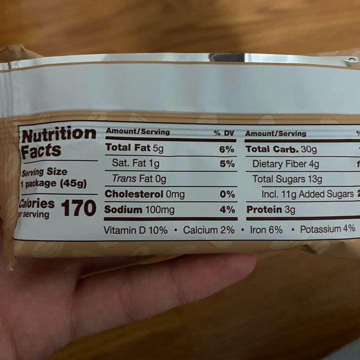 photo of Nature's Bakery Brownie Bar Double Chocolate shared by @thebooberrypie on  27 Sep 2023 - review