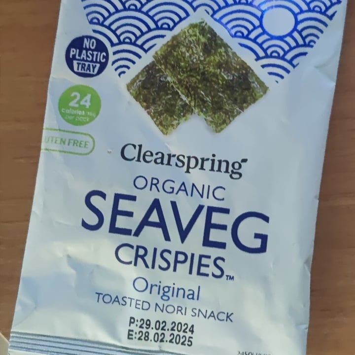 photo of Clearspring Organic Seaveg Crispies Original shared by @kinggorilla on  15 Oct 2024 - review