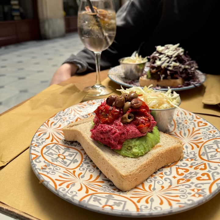 photo of Avocuddle Café Avocado toast vegan shared by @therealnoccio on  08 May 2025 - review
