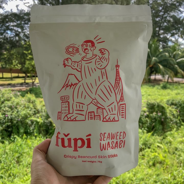 photo of fǔpí Seaweed Wasabi Crispy Beancurd Skin Sticks shared by @m1tch9i on  19 Sep 2024 - review