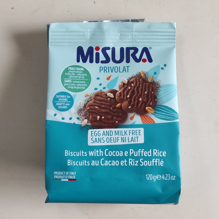 photo of Misura Biscotti con cacao e riso soffiato - Privolat shared by @jesseats on  21 Nov 2023 - review