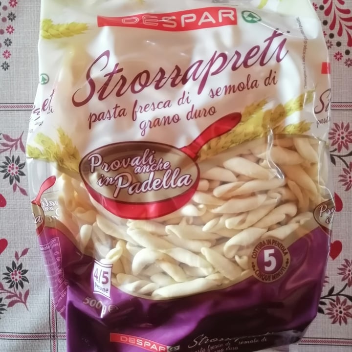 photo of Despar Strozzapreti - Pasta Fresca di Semola di Grano Duro shared by @moth on  20 Feb 2024 - review