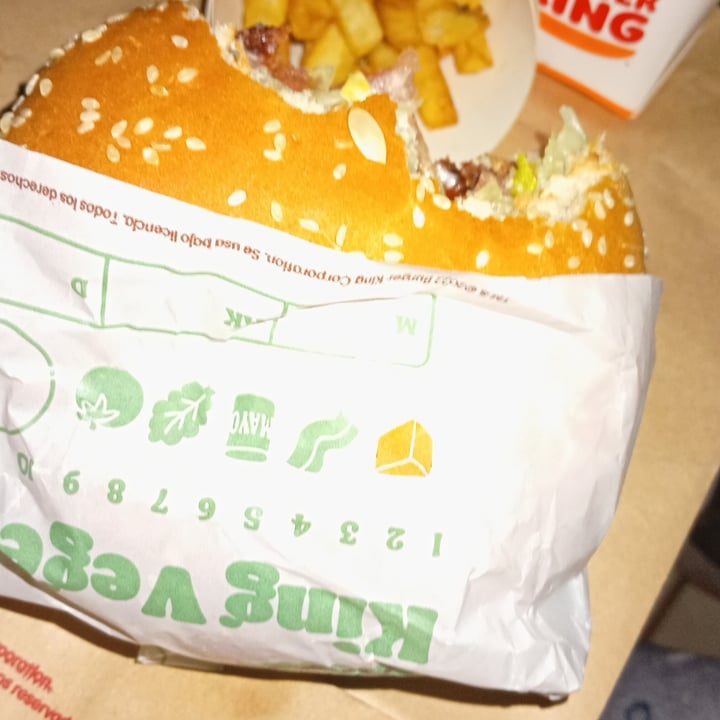 photo of Burger King king vegetal shared by @mik-belmonte on  20 Aug 2025 - review