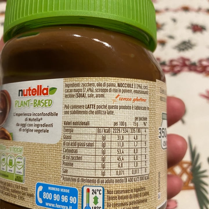 photo of Ferrero nutella Plant Based shared by @maliga on  14 Sep 2024 - review