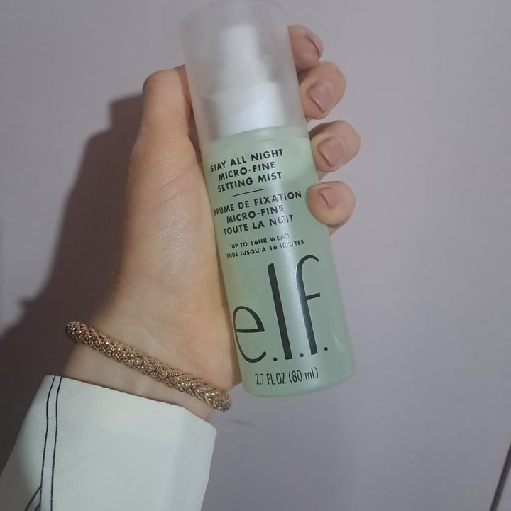 photo of e.l.f. Cosmetics Stay All Night micro fine setting mist shared by @acilegna on  12 Apr 2024 - review