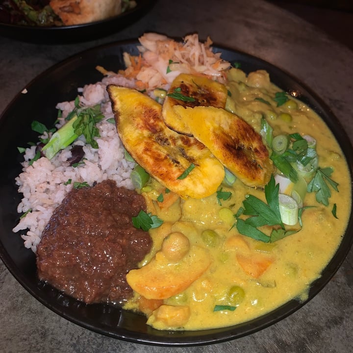 photo of Chai Southend Jamacian curry with rice and plantain shared by @miaparker02 on  14 Dec 2023 - review