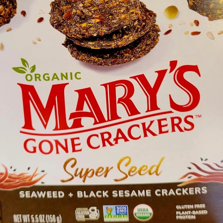 photo of Mary's Gone Crackers Mary's Gone Crackers Seaweed & Black Sesame shared by @lalastorm on  07 May 2024 - review