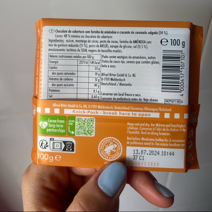 photo of Ritter Sport Salted Caramel shared by @pbsofia on  25 Mar 2024 - review