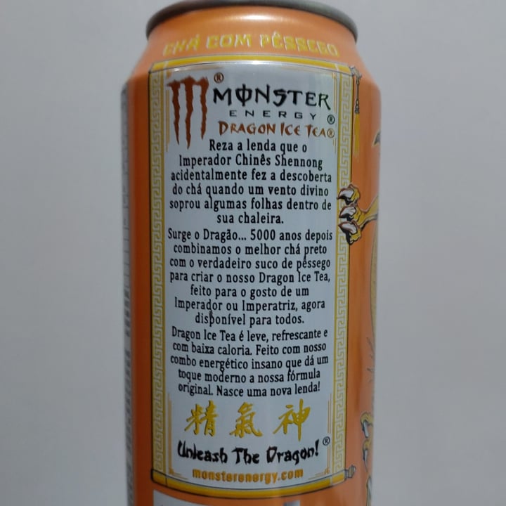 photo of Monster Energy Dragon Ice Tea Peach shared by @jasmim on  18 Aug 2023 - review